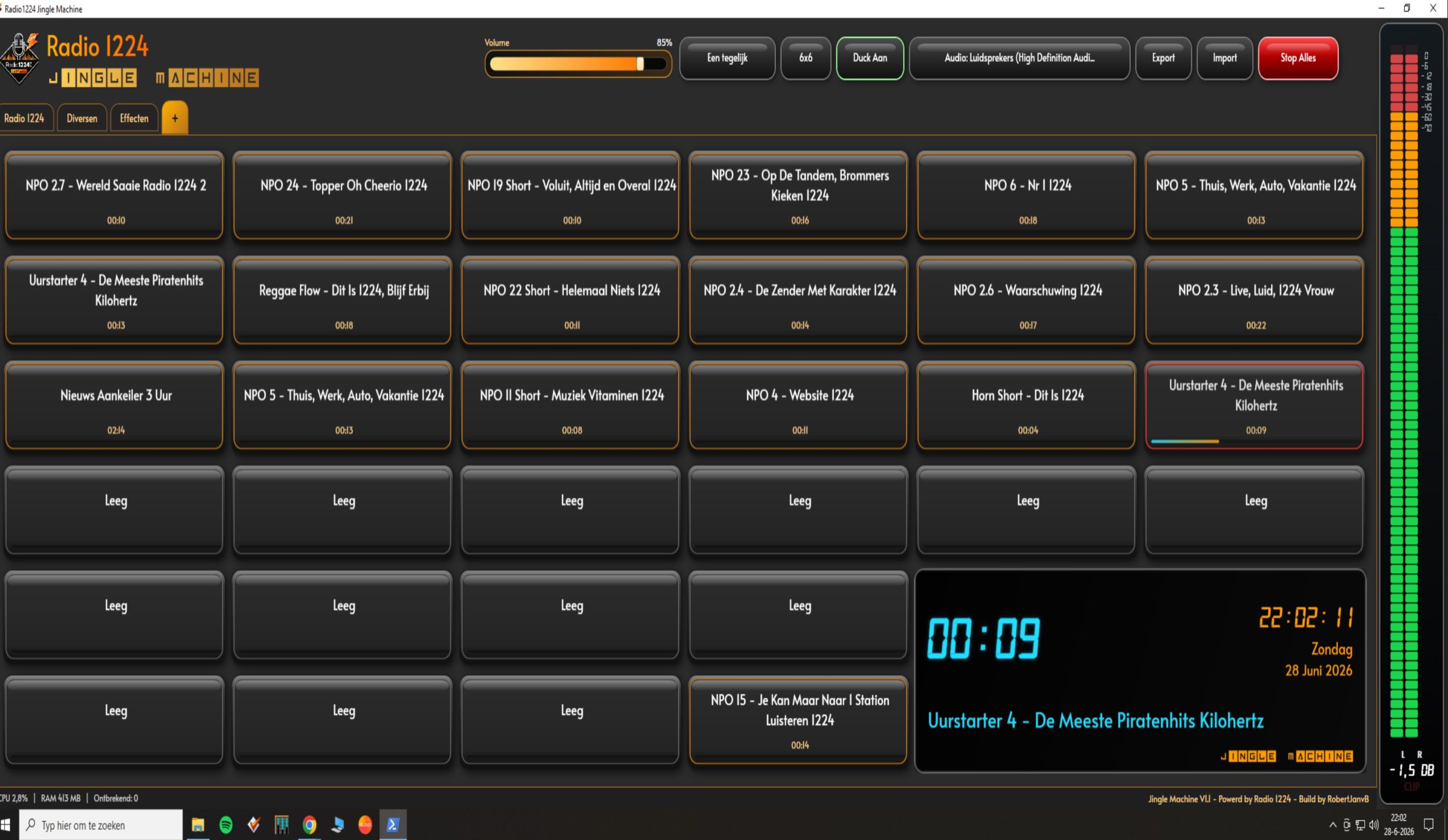 Radio 1224 Jingle Machine